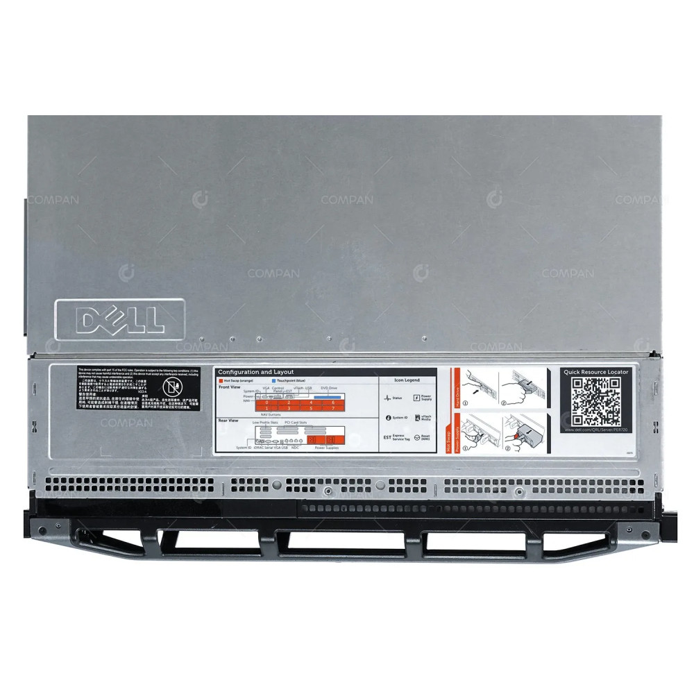 Dell PowerEdge R720 8LFF 2x Xeon E5-2650 V2 32 GB RAM 8 x 3.5 CADDY Rails